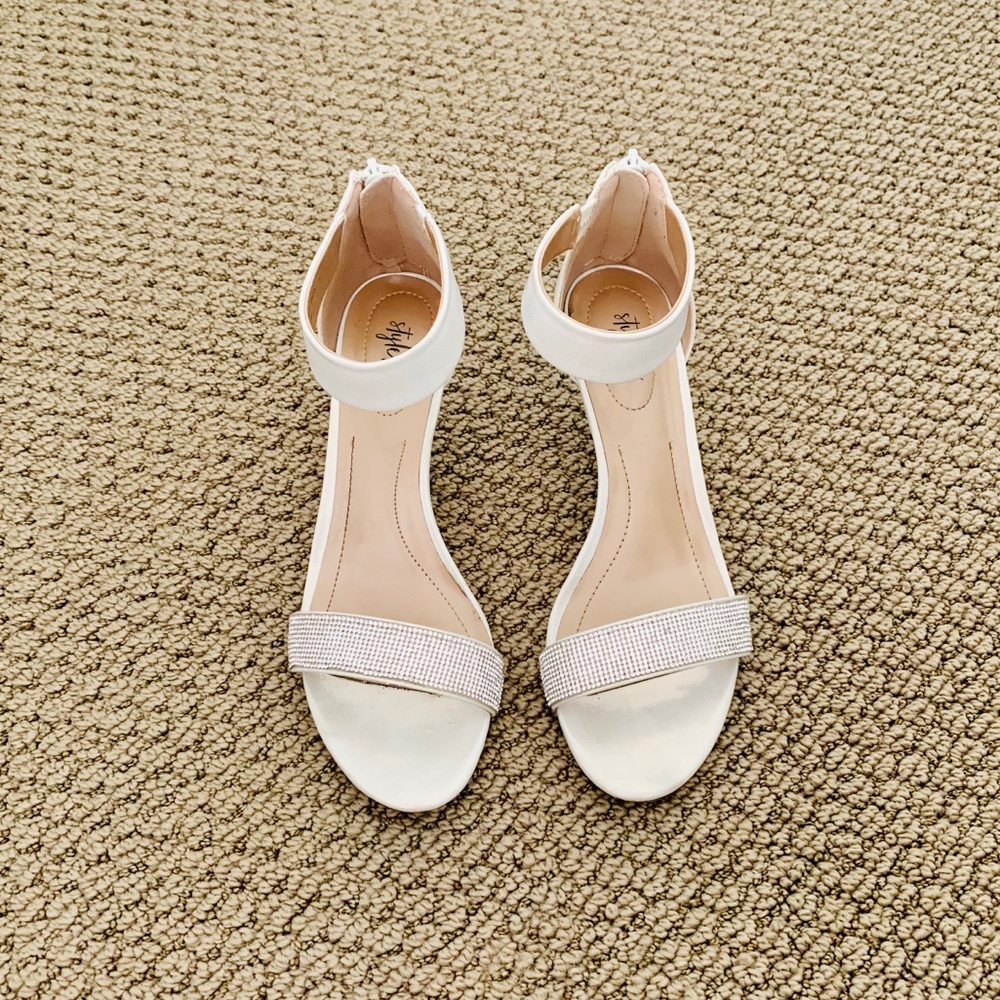 Style & Co Phyllis Two-Piece Evening Heels Size 8